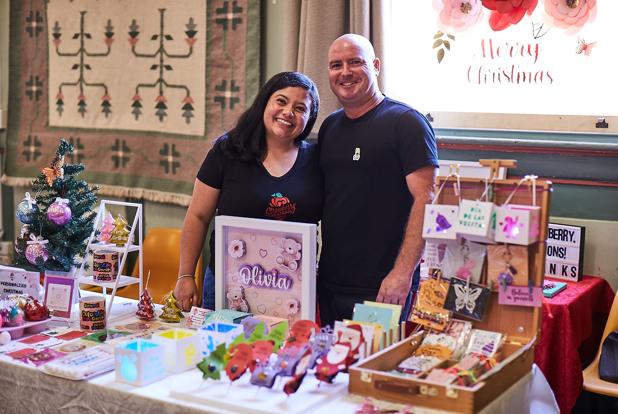 Small (No Food) - Total Space 1.80m x 1.20m, Includes Standard Trestle table and 2 chairs